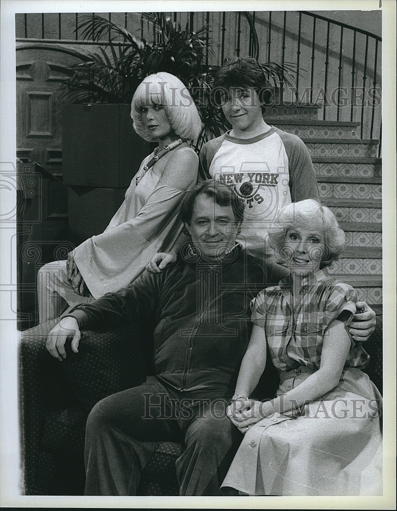 1983 Press Photo &quot;Jennifer Slept Here&quot; Maggart,Engel,Navin,Jillian- Historic Images