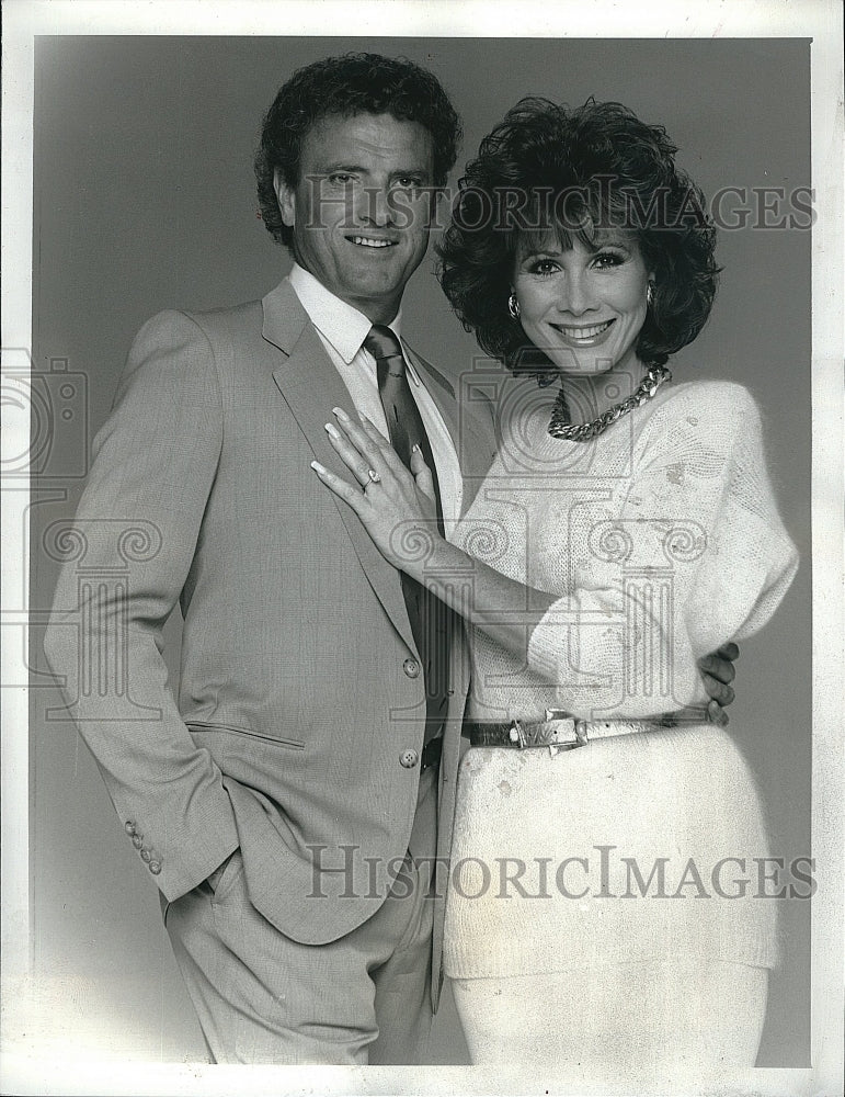 1987 Press Photo Knots Landing Michele Lee Kevin Dobson- Historic Images