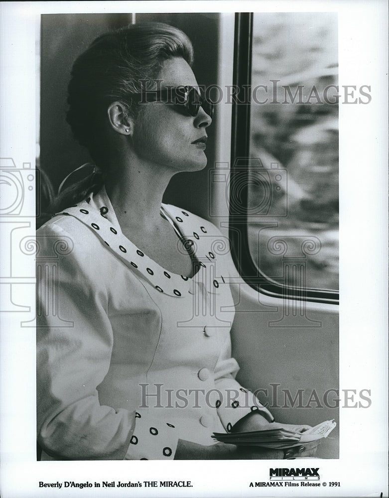 1991 Press Photo Actress, Singer Beverly D&#39;Angelo In Miracle - Historic Images