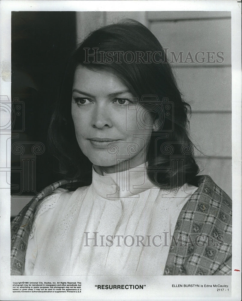 1980 Press Photo Actress Ellen Burstyn In &quot;Resurrection&quot;- Historic Images