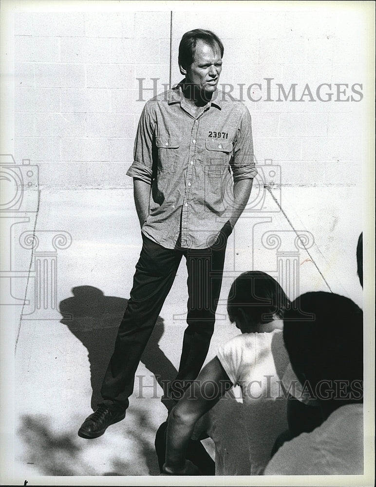 1984 Press Photo Fred Dryer Actor in "Hunter"- Historic Images