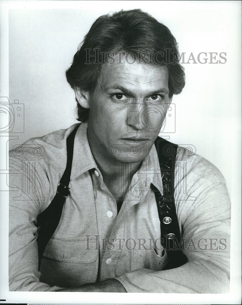 1986 Press Photo Michael Beck is Sgt. L. Lundy in CBS drama &quot;Houston Knights&quot;- Historic Images