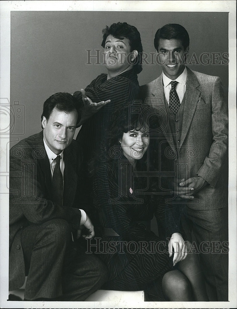 1988 Press Photo &quot;Trial &amp; Error&quot; D Shapiro,J de Lancue,P Rodriguez,E Velez- Historic Images