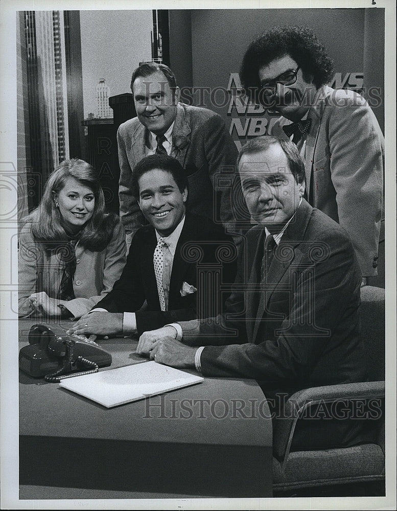 1982 Press Photo Today Tv Seriles Bryant Gumbel John Palmer Willard Scott- Historic Images