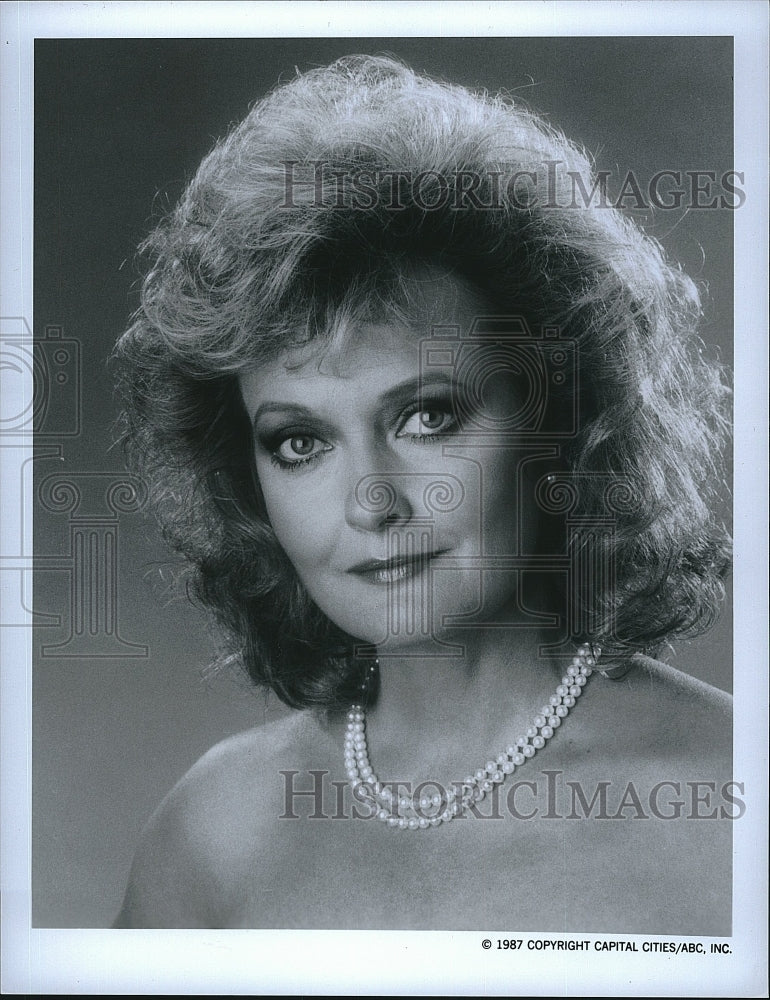 1987 Press Photo Unknown &quot;General Hospital&quot; Actress- Historic Images