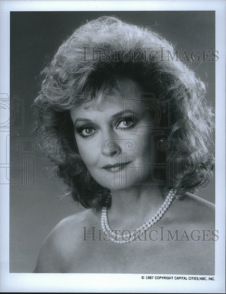1987 Press Photo Unknown "General Hospital" Actress- Historic Images