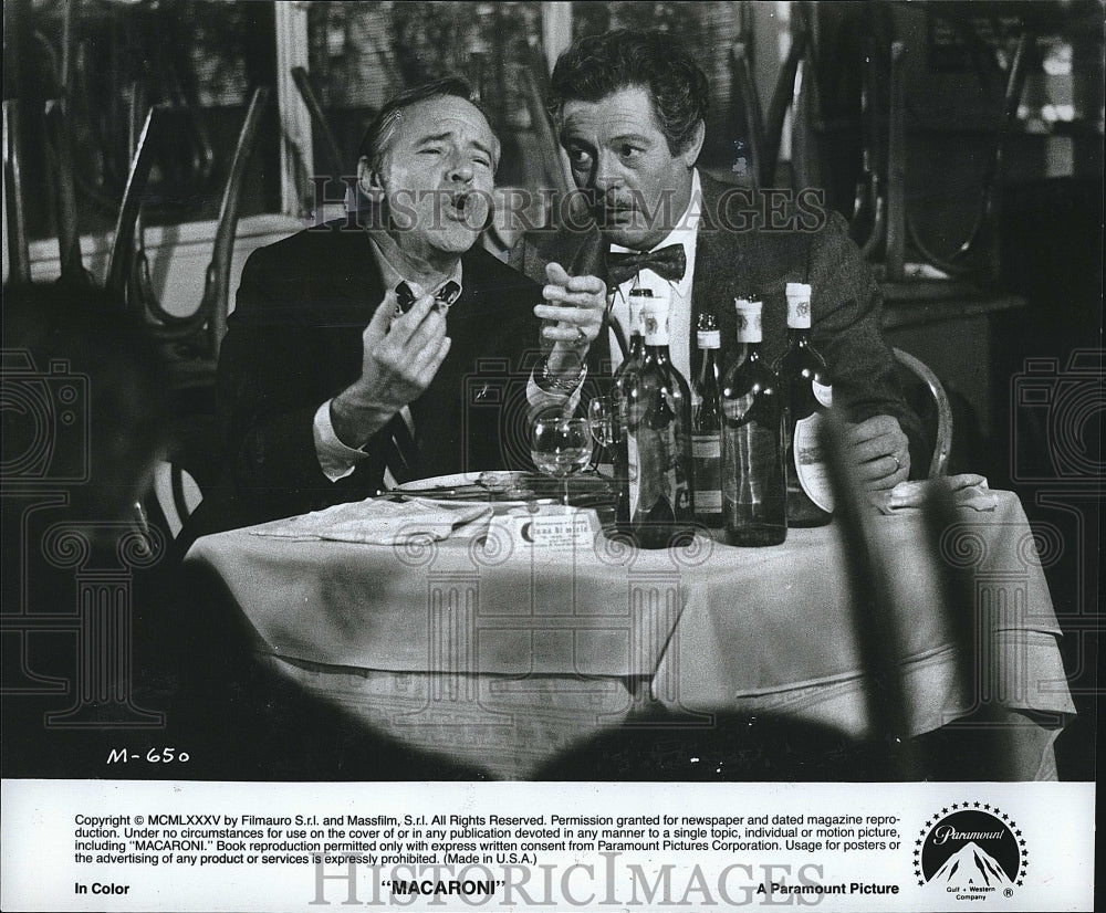 1985 Press Photo A scene from the movie &quot;Macaroni&quot;- Historic Images