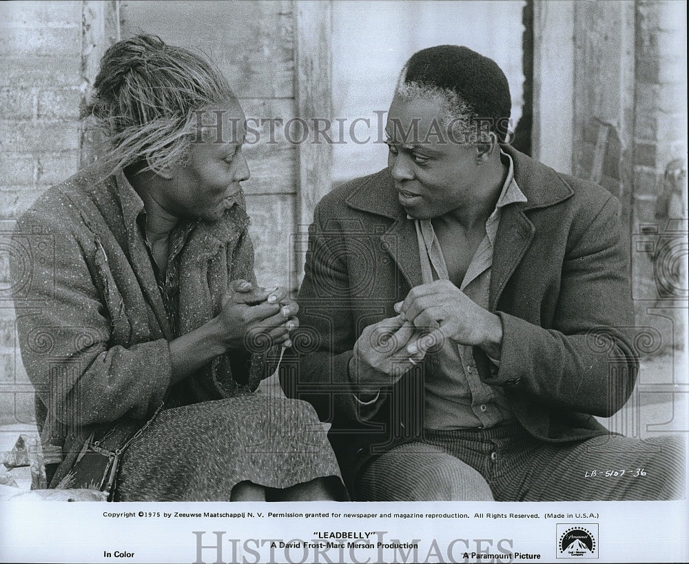 1975 Press Photo Scene From Film &quot;Leadbelly&quot;- Historic Images