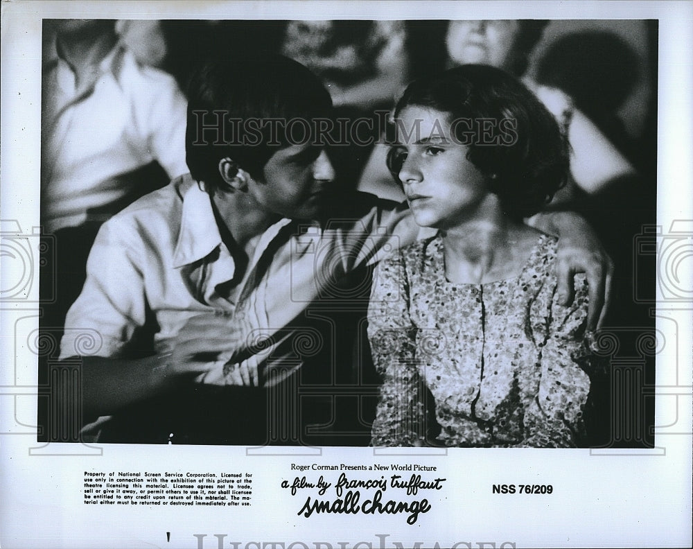 1976 Press Photo Scene from Film &quot;Small Change&quot;- Historic Images