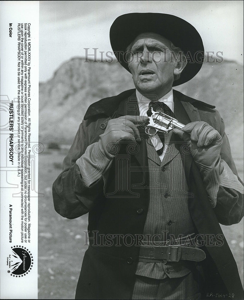 1985 Press Photo Andy Griffith Stars In &quot;Rustler&#39;s Rhapsody&quot;- Historic Images