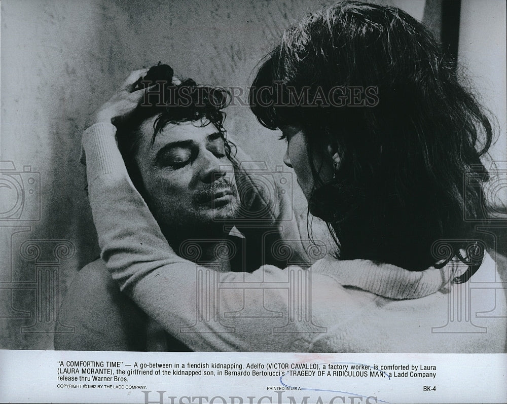 1982 Press Photo Victor Cavallo Laura Morante in &quot;Tragedy of a Ridiculous Man&quot;- Historic Images