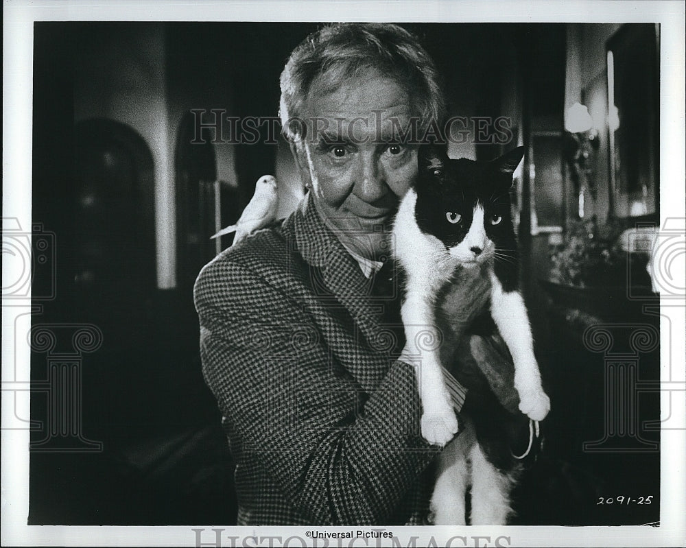 1977 Press Photo Burgess Meredith &quot;The Sentinel&quot;- Historic Images