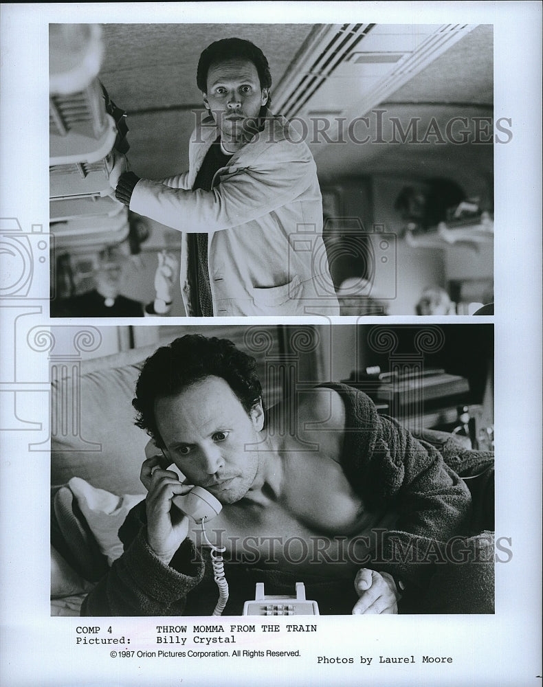 1987 Press Photo Billy Crystal stars in &quot;Throw Momma From The Train&quot;- Historic Images