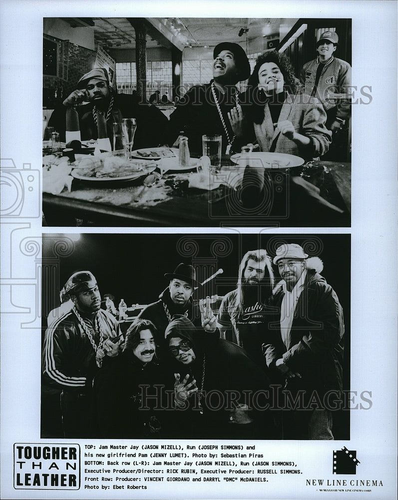 1988 Press Photo Tougher Than Leather Stars Jason Mizell & Joseph Simons- Historic Images