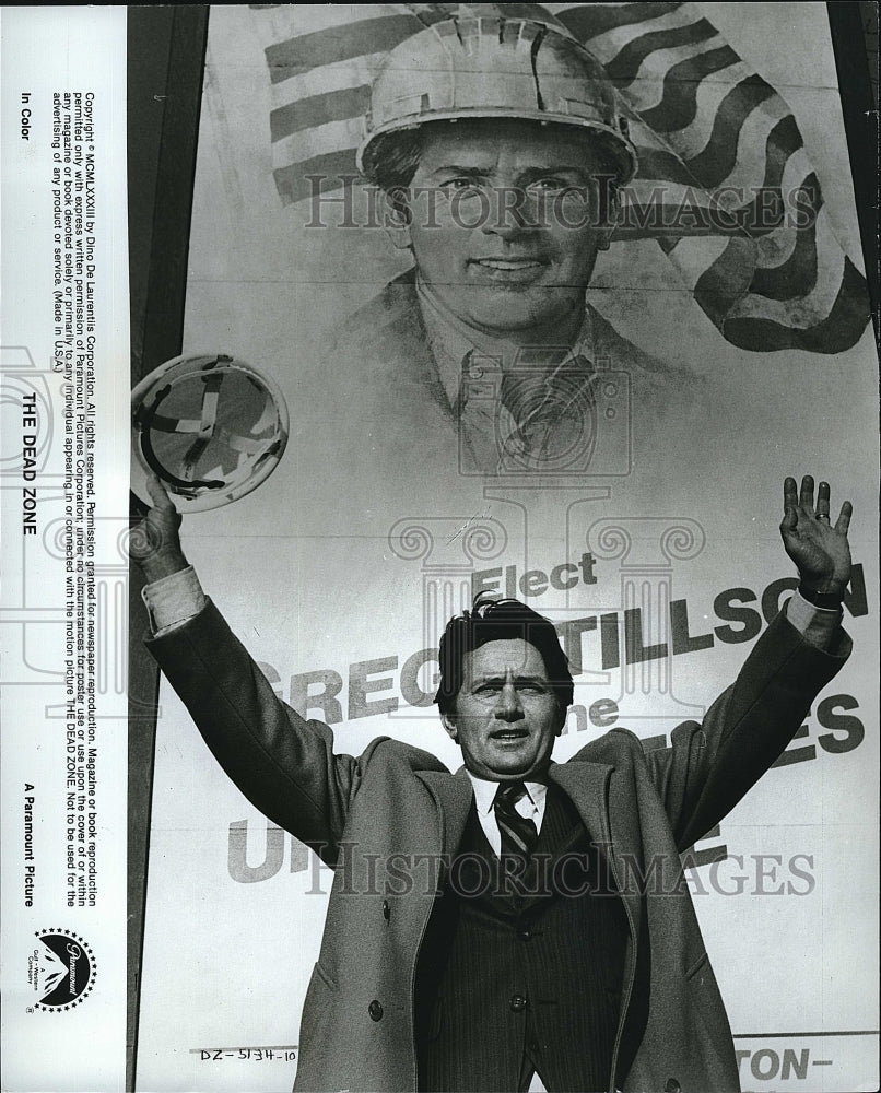 1983 Press Photo Martin Sheen stars in &quot;The Dead Zone&quot;- Historic Images