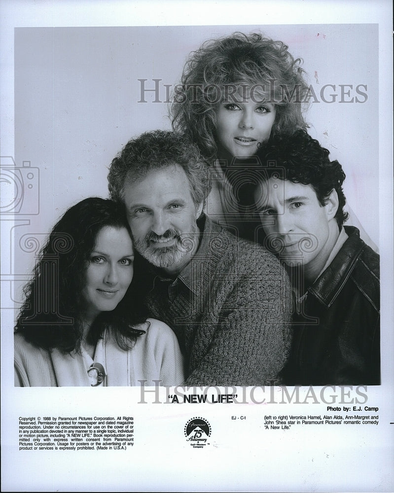 1988 Press Photo A New Life Veronica Hamel Alan Alda Ann-Margret- Historic Images