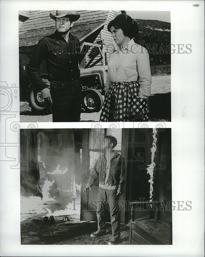 1982 Press Photo Holliman Scott &amp; Howard Star In &quot;Smoke&quot;- Historic Images