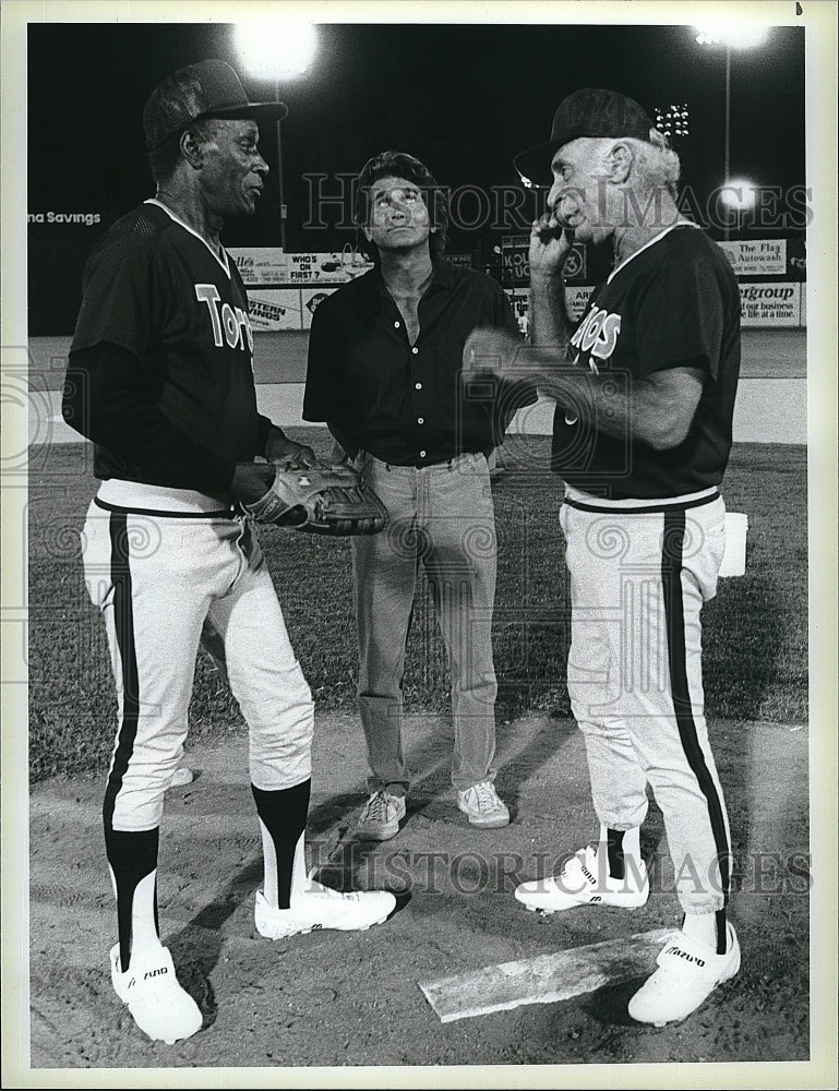 1986 Press Photo Highway To Heaven Michael Landon Anthony Zerbe- Historic Images