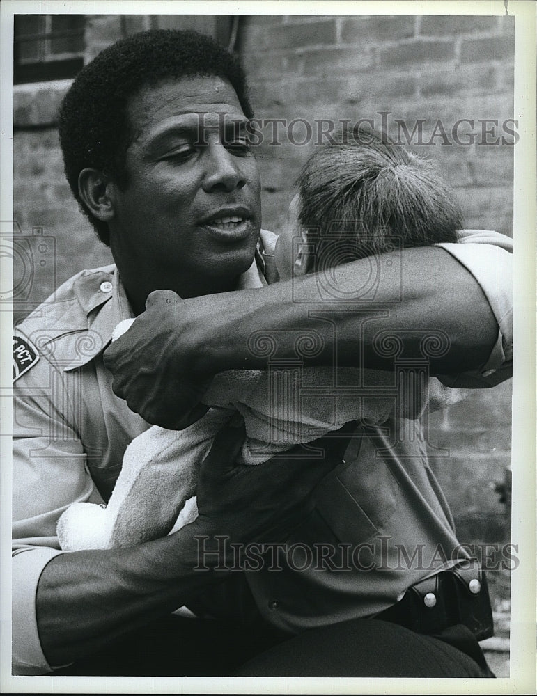 1986 Press Photo Actor Michael Warren, Hill Street Blues- Historic Images