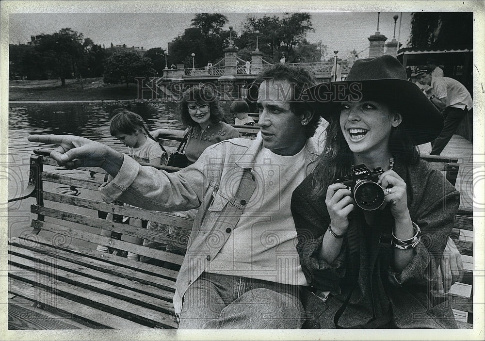 1987 Press Photo Matt Laurance and Jodi Thelen Actors Stars of &quot;Duet&quot;- Historic Images