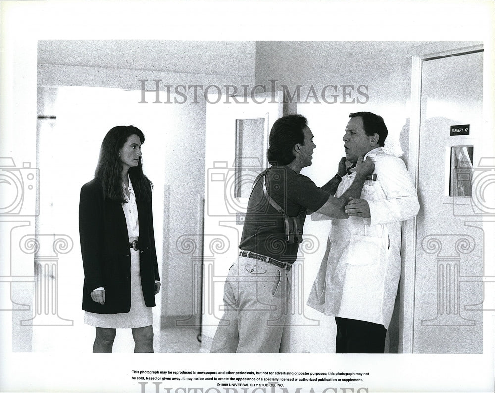 1989 Press Photo Two Actors &amp; Actress- Historic Images