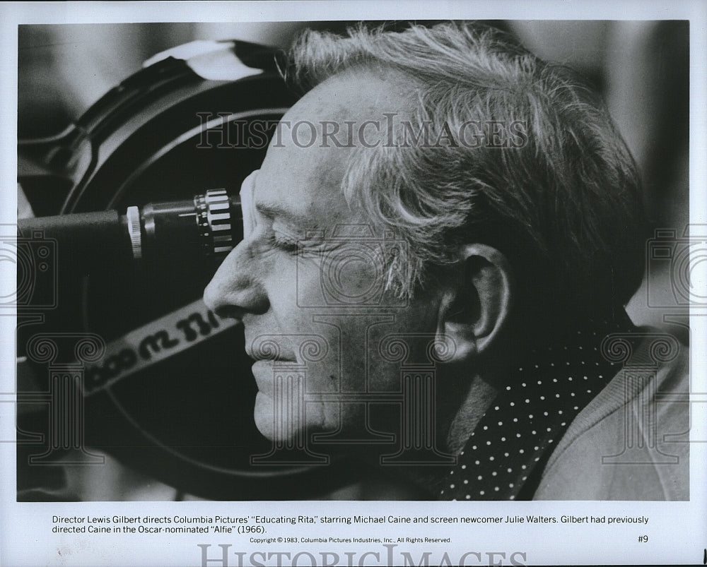 1983 Press Photo Director Lewis Gilbert of &quot;Educating RIta&quot;- Historic Images