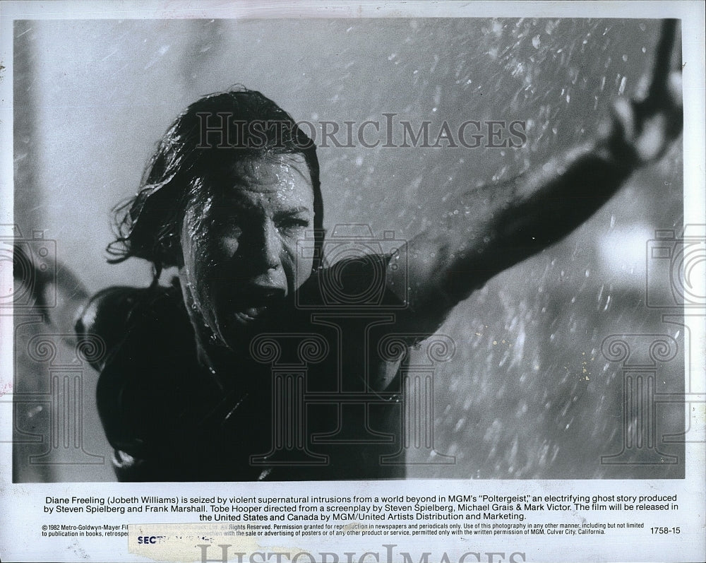 1982 Press Photo &quot;Poltergeist&quot; starring JoBeth Williams- Historic Images