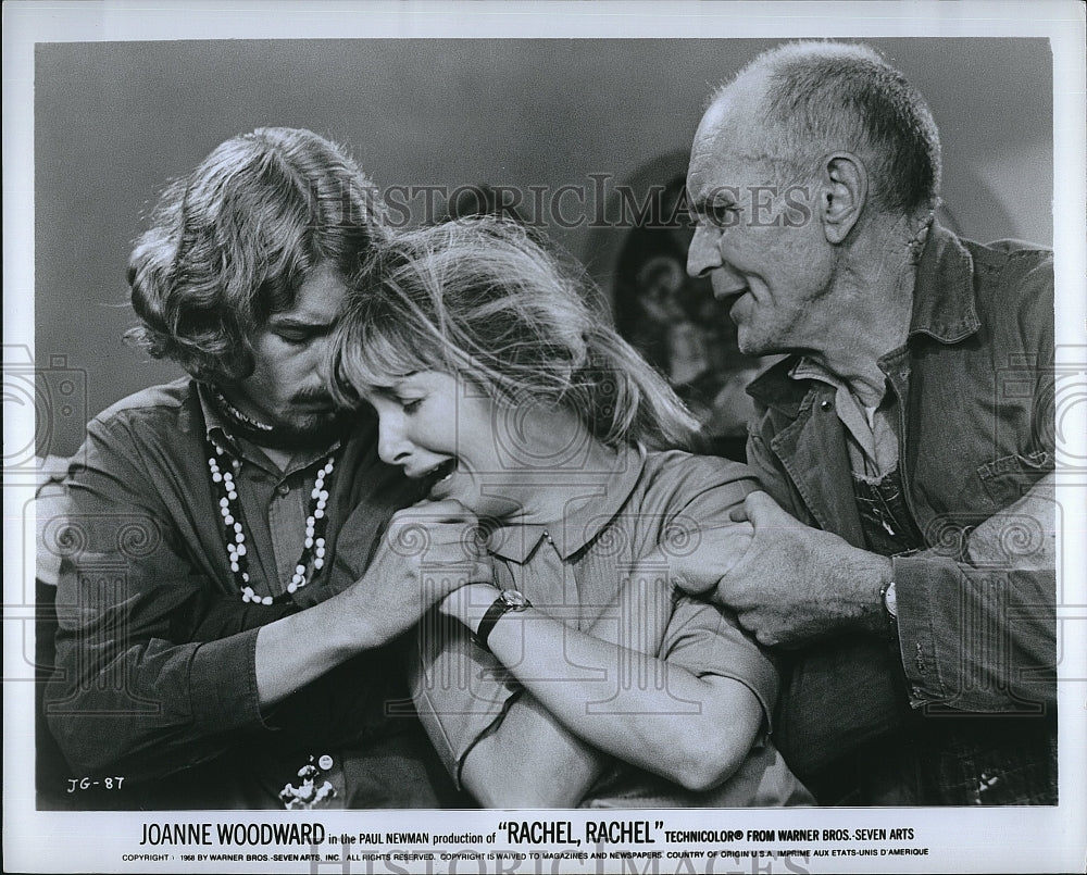 1968 Press Photo Joanne Woodward James Olson Estelle Parsons Rachel Movie Film- Historic Images