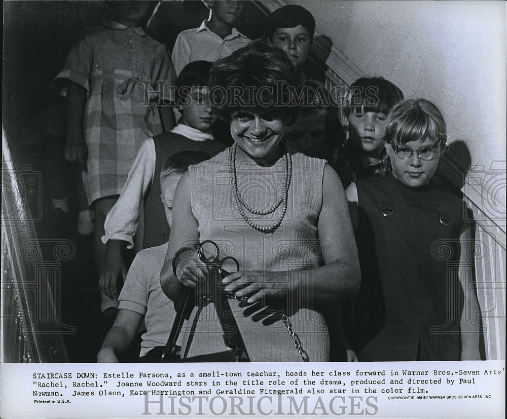 1968 Press Photo Estelle Parsons American Actress Rachel Movie Scene Film- Historic Images