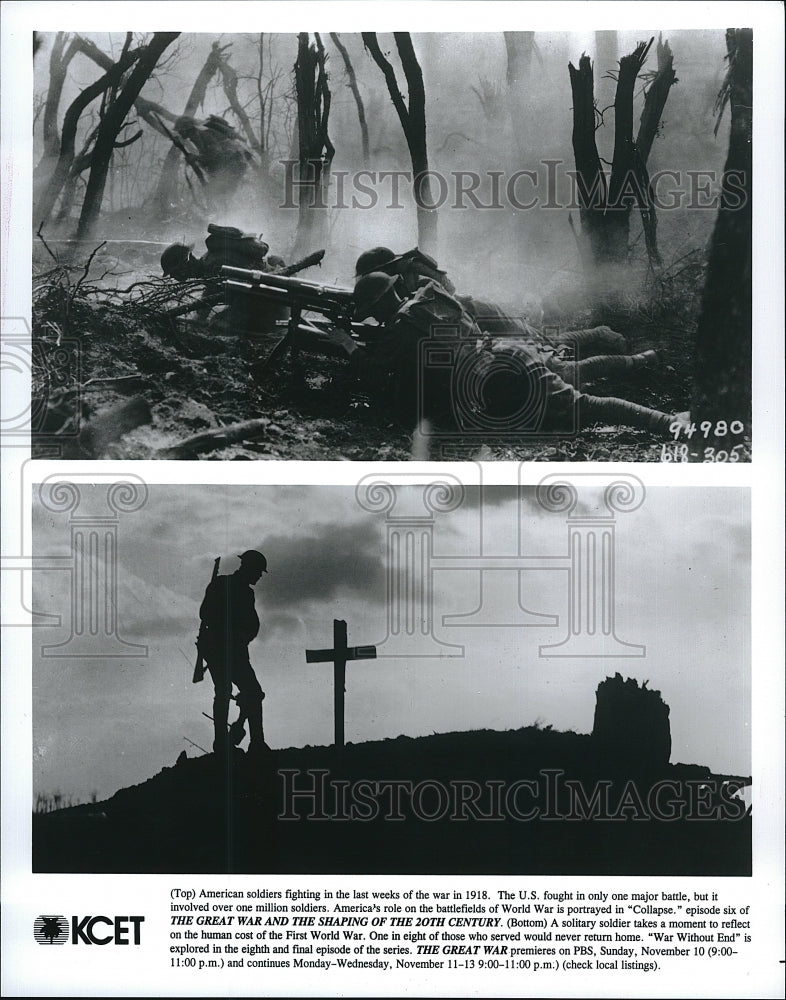 Press Photo Scenes from &quot;The Great War and the Shaping of the 20th Century&quot; - Historic Images