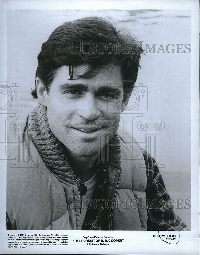 1981 Press Photo Treat Williams in &quot;The Pursuit of D.B. Cooper&quot;- Historic Images