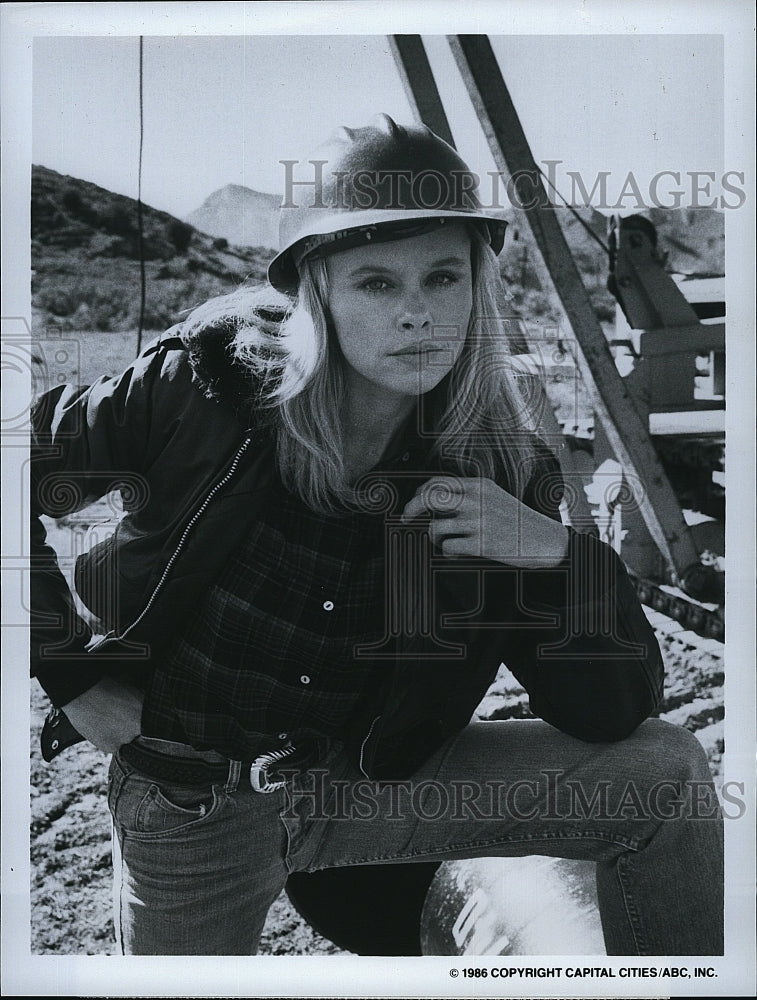 1986 Press Photo Greta Blackburn American Actress Dynasty Drama TV Series Show- Historic Images