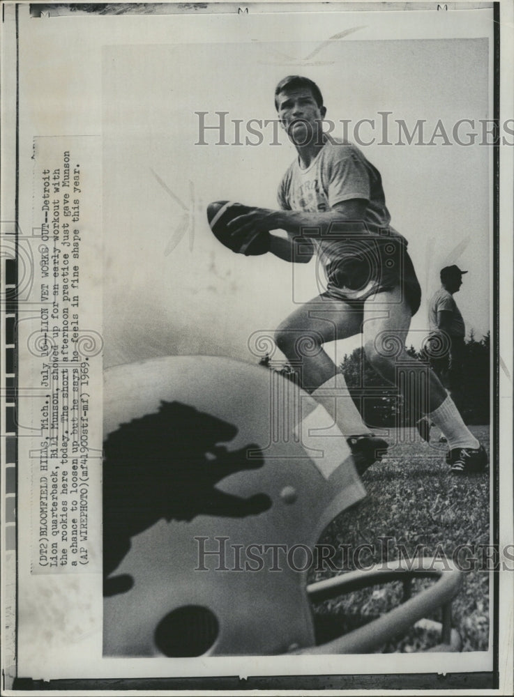 1970 William Alan Munson NFL Five Team - Historic Images