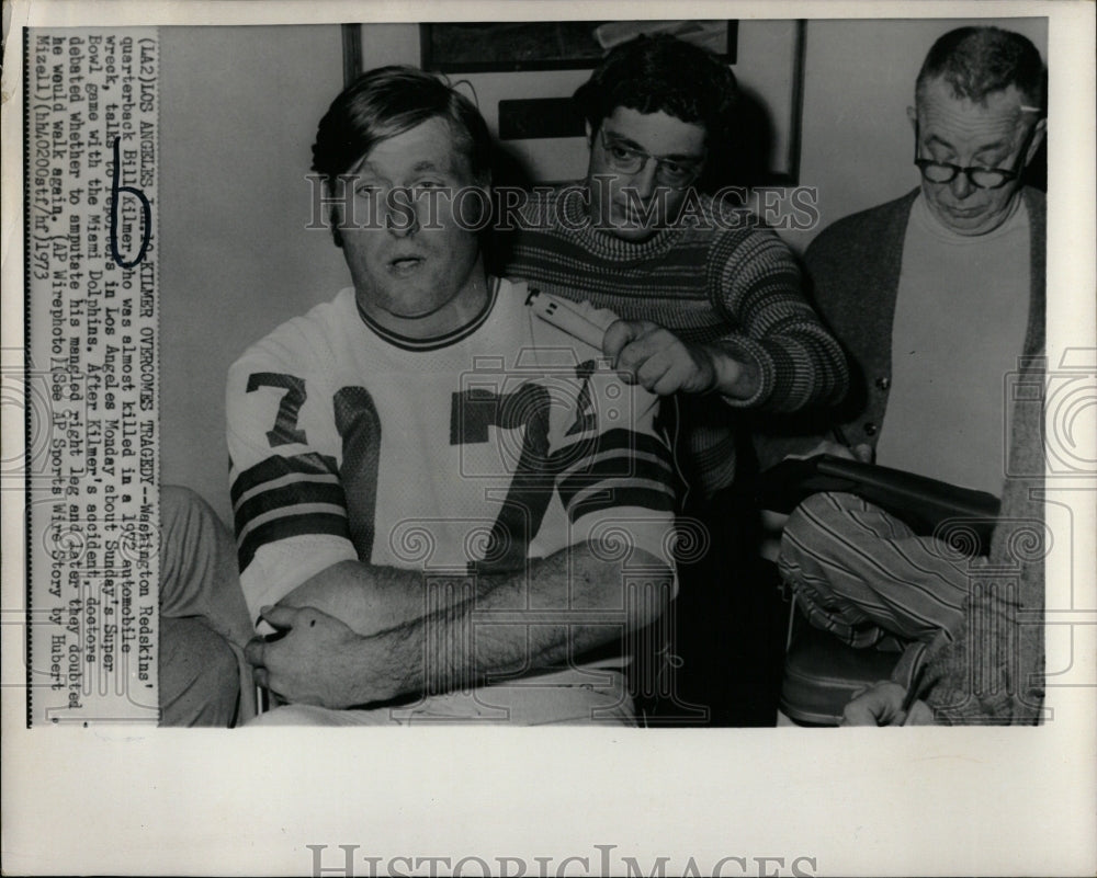 1973 Quarterback Overcame Car Wreck to Play-Historic Images