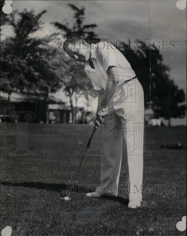 1936 John Dawson Professional Golfer Ground - Historic Images