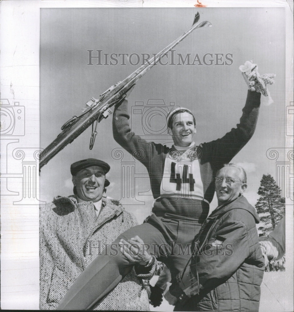 1960 Helmut Recknagel East German Ski - Historic Images