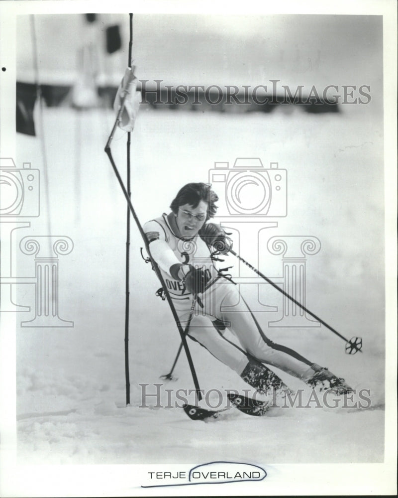 1975 Terje Overland Skating Picture - Historic Images