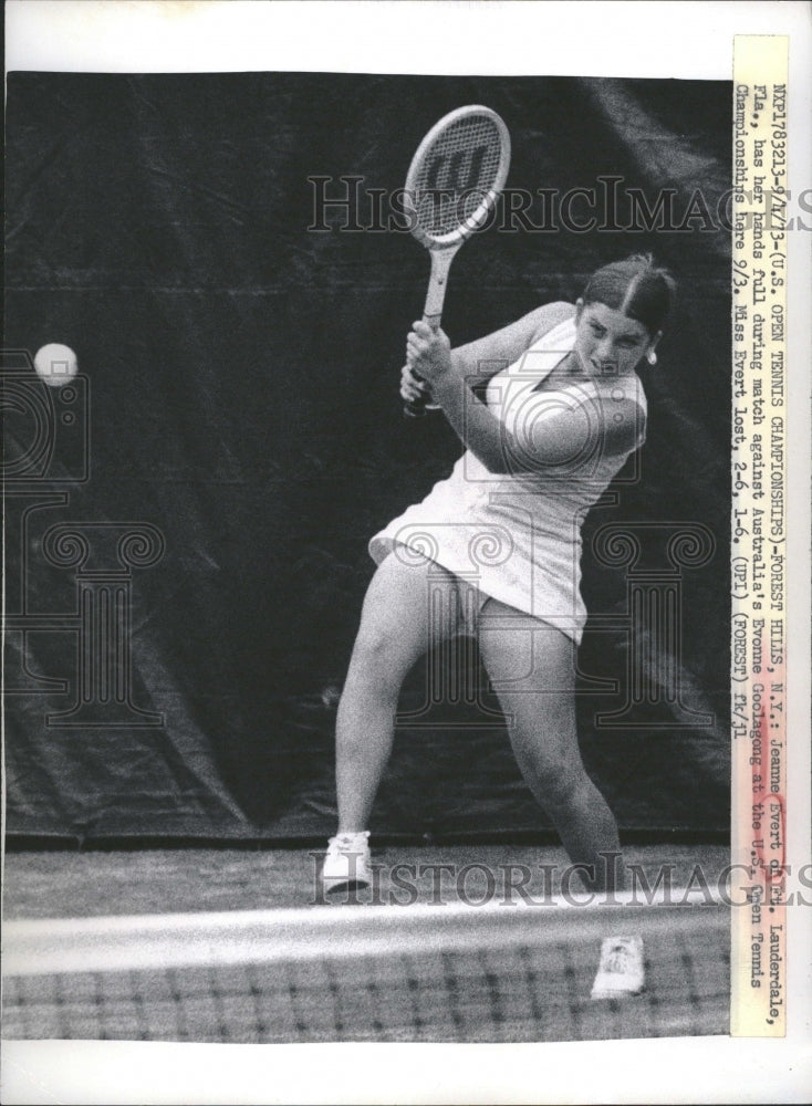 1973 U S Open Tennis ChampionshipJeanne Evo-Historic Images