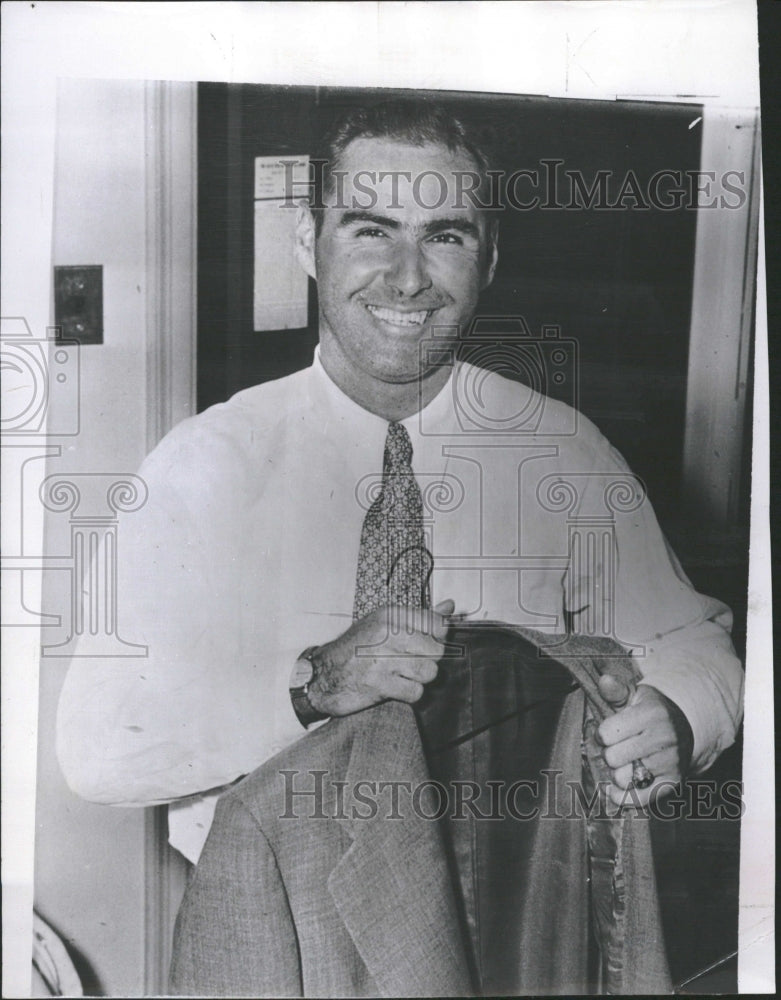 1951 Press Photo Eastern league Tommy Holmes - RRQ10407 - Historic Images