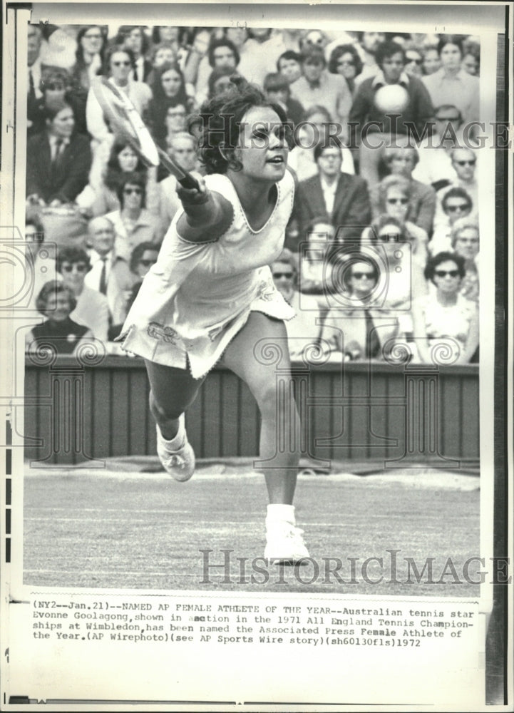 1972 Australian tennis star Goolagong-Historic Images