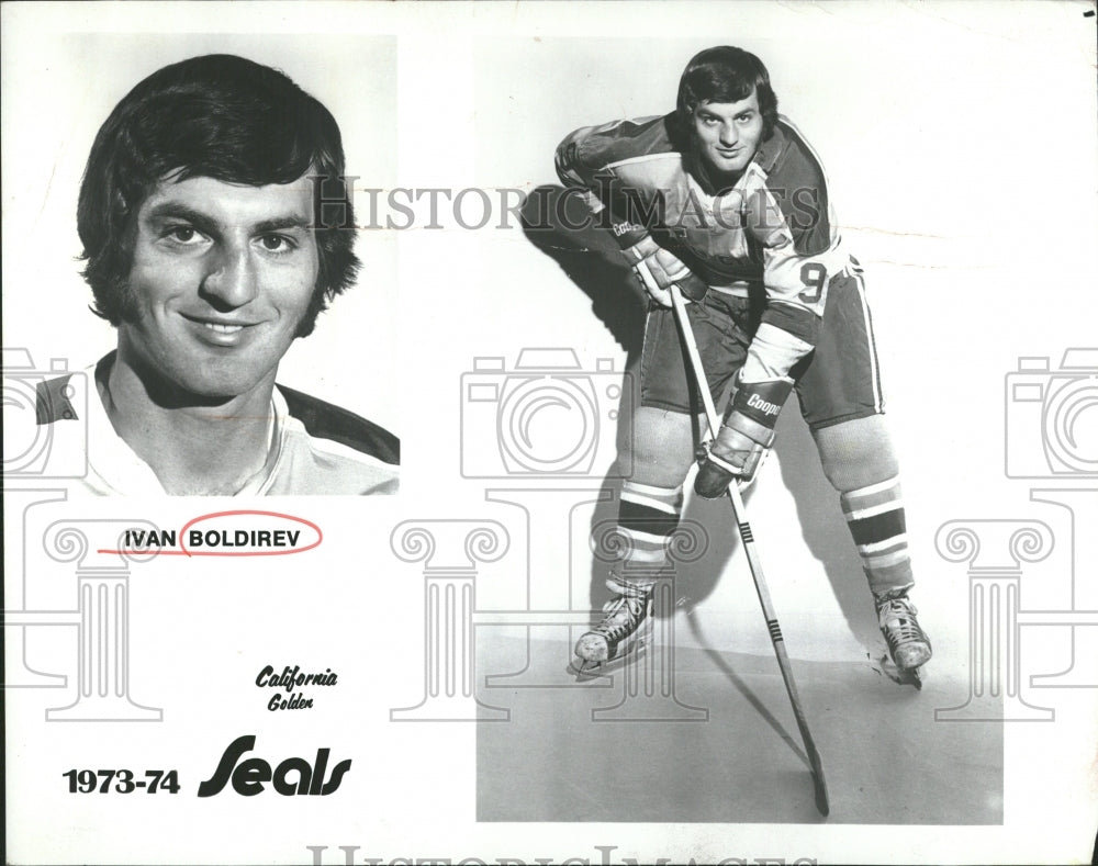 1975 Ivan Boldirev California Golden Seals - Historic Images