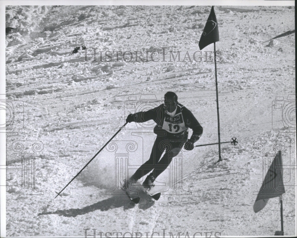 1962 Trygve Berge Norwegian Alpine Skier-Historic Images