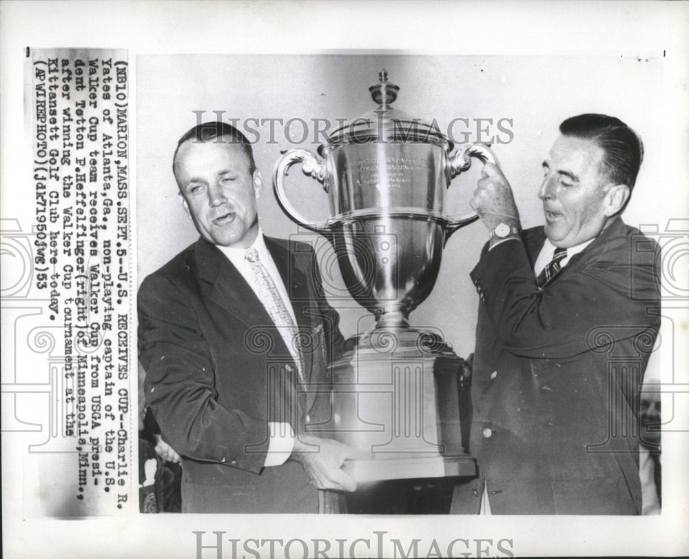 1953 Charlie R Yates US Waler Cup Totton - Historic Images