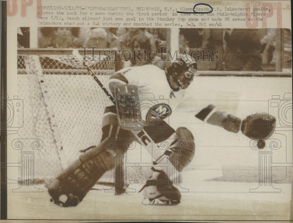 1975 Glenn Resch New York Islander Game-Historic Images