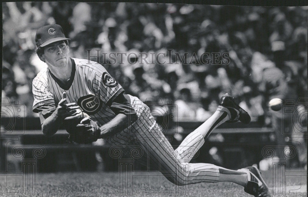1989 Press Photo Baseball Foley Cubs Expo Sanderson - Historic Images