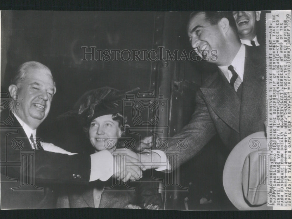 1939 Albert Benjamin Happy Chandler Fame - Historic Images