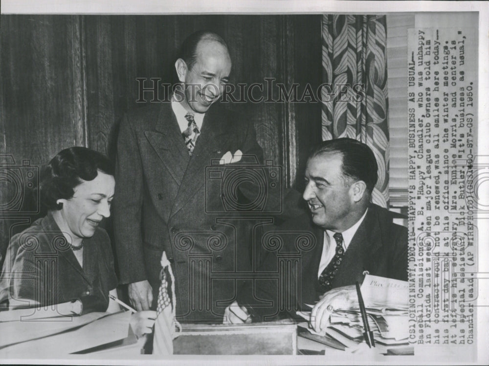 1950 meeting regarding baseball issues - Historic Images