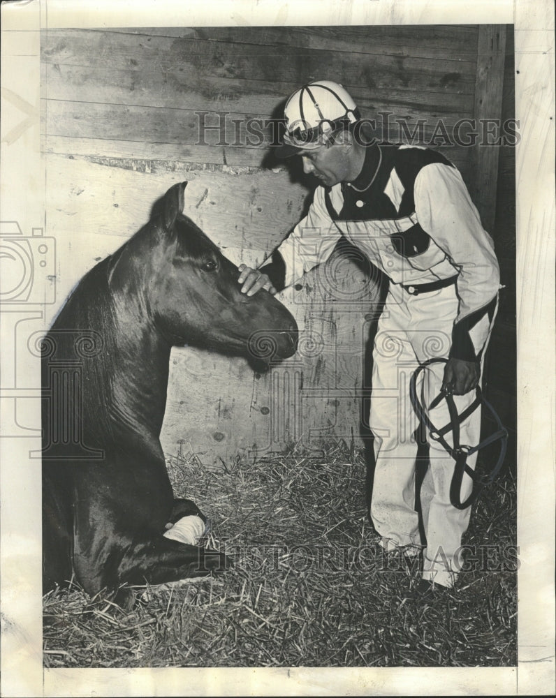 1966 Dwayne Pletcher Jockey Sportsman Park - Historic Images