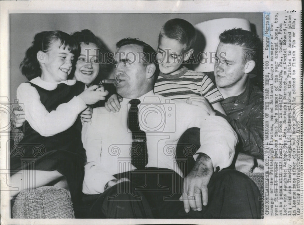 1958 Pittsburgh Pirate Danny Murtagh Family-Historic Images