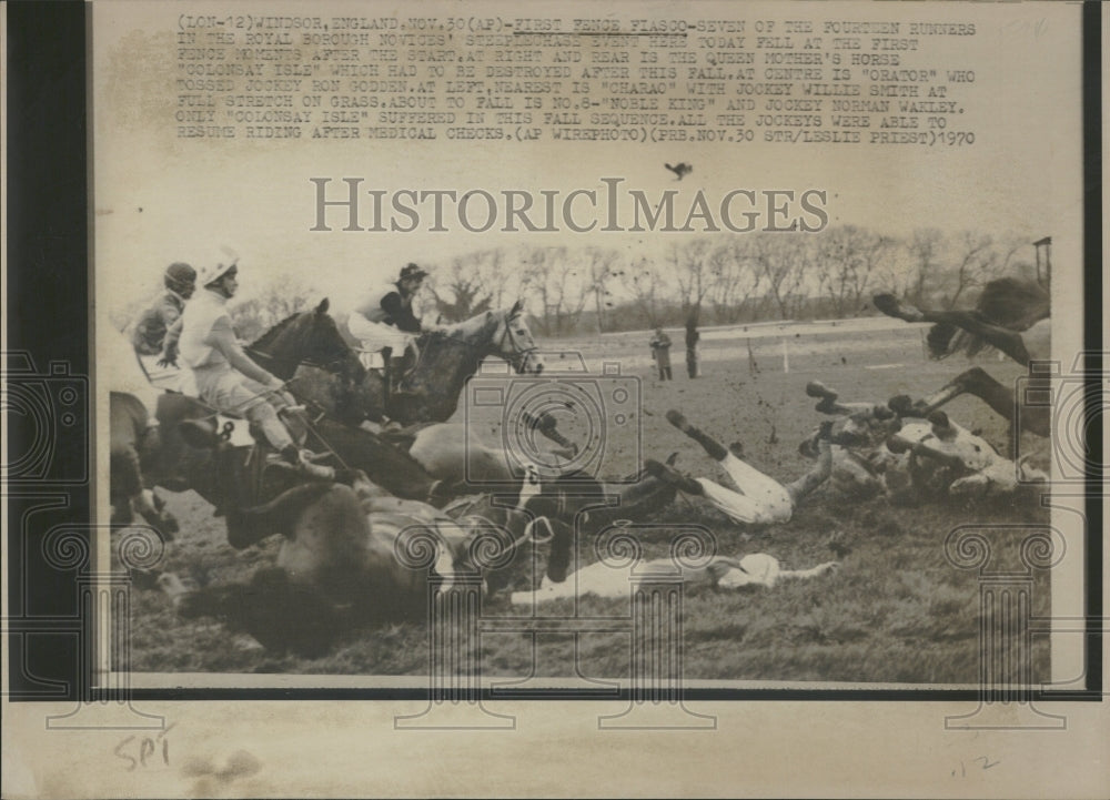 1970 Royal Borough Novice&#39;s steeplo-chase - Historic Images